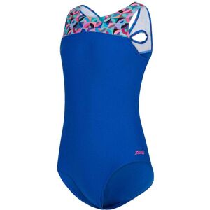 Zoggs Girls Rhythm Infinity Back Swimsuit Size: 28, Colour: Multicoloured Zoggs Girls Rhythm Infinity Back Swimsuit Size: 28, Colour: Multicoloured