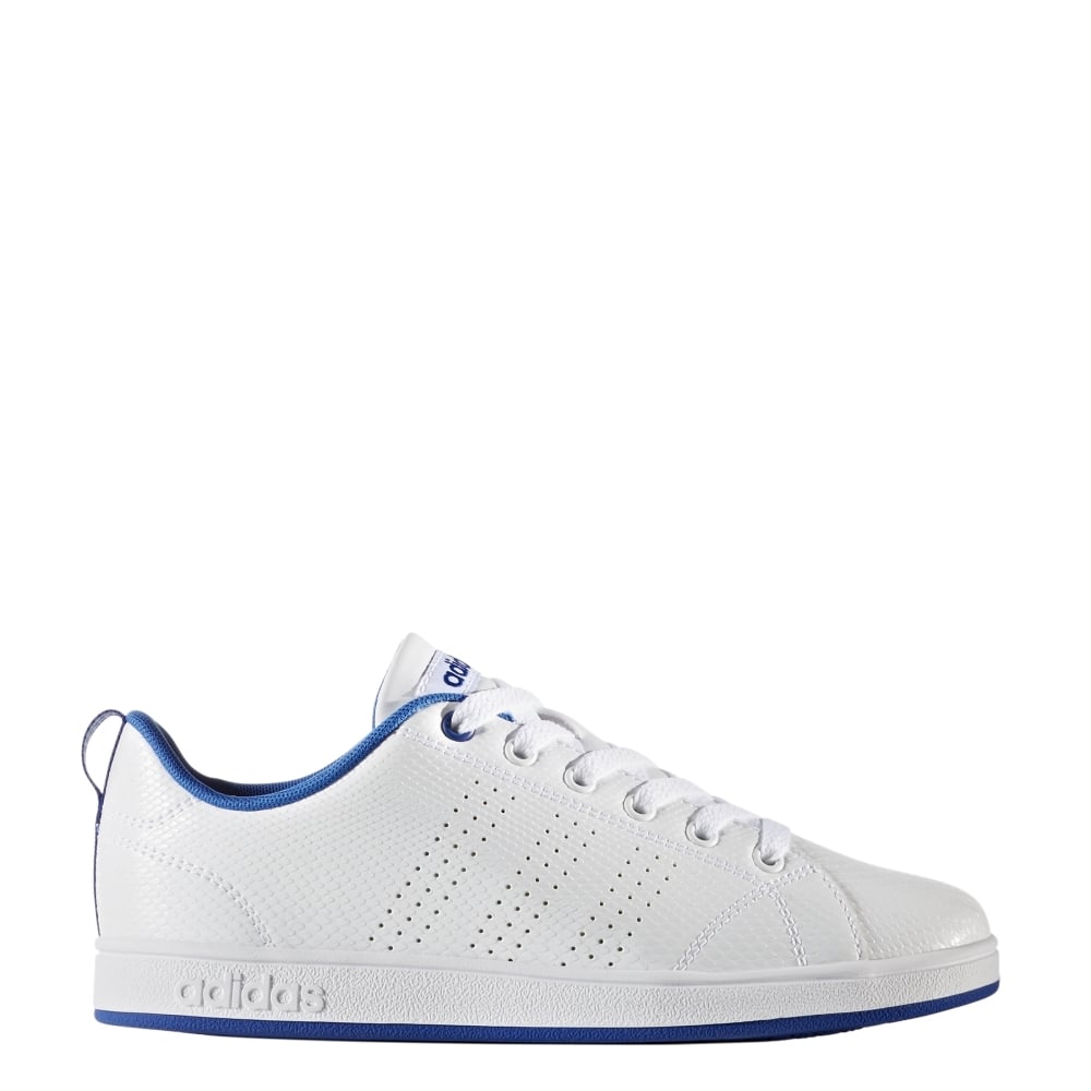 adidas Boys VS Advantage Clean Shoes (Sizes 3-5.5) Size: UK 4, Colour: White