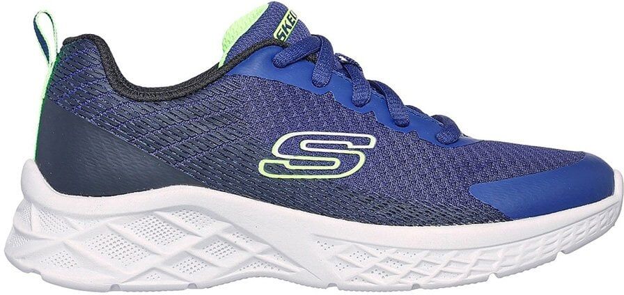 Skechers Boys Microspec II - Vovrix Colour: Navy, Size: 3 UK
