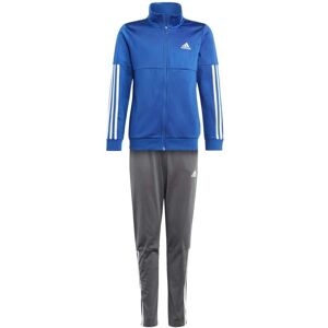 adidas Boys 3-Stripes Team Tracksuit Colour: Royal, Size: 9-10 years adidas Boys 3-Stripes Team Tracksuit Colour: Royal, Size: 9-10 years