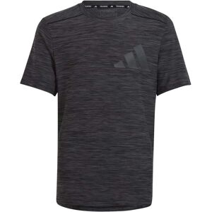 adidas Boys AEROREADY Heather T-Shirt Colour: Grey, Size: 9-10 years adidas Boys AEROREADY Heather T-Shirt Colour: Grey, Size: 9-10 years