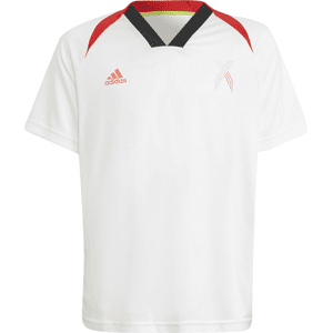 adidas Boys AEROREADY x Football-Inspired Jersey Colour: White, Size: 7-8 years adidas Boys AEROREADY x Football-Inspired Jersey Colour: White, Size: 7-8 years