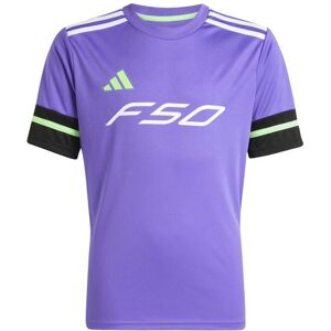 adidas F50 Kids Short Sleeve Jersey Colour: Purple, Size: 7-8 years adidas F50 Kids Short Sleeve Jersey Colour: Purple, Size: 7-8 years