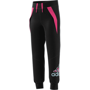 adidas Girls Fleece Pant Colour: Black, Size: 7-8 years adidas Girls Fleece Pant Colour: Black, Size: 7-8 years