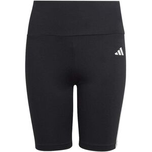 adidas Girls Train Essentials AEROREADY 3-Stripes Training Biker Tight Colour: Black, Size: 7-8 years adidas Girls Train Essentials AEROREADY 3-Stripes Training Biker Tight Colour: Black, Size: 7-8 years