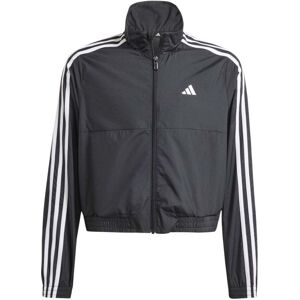 adidas Girls Train Essentials Full-Zip Hooded Jacket Colour: Black, Size: 11-12 years adidas Girls Train Essentials Full-Zip Hooded Jacket Colour: Black, Size: 11-12 years