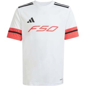 adidas Junior F50 Short Sleeve Jersey Colour: White, Size: 11-12 years adidas Junior F50 Short Sleeve Jersey Colour: White, Size: 11-12 years