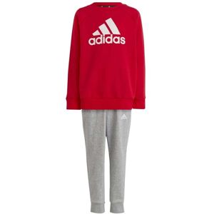 adidas Kids Essentials Logo Fleece Jogger Set Colour: Red, Size: 4-5 years adidas Kids Essentials Logo Fleece Jogger Set Colour: Red, Size: 4-5 years