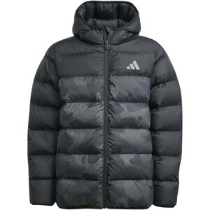 adidas Kids Synthetic Down Allover-Print Jacket Colour: Black, Size: 7-8 years adidas Kids Synthetic Down Allover-Print Jacket Colour: Black, Size: 7-8 years