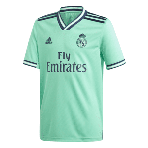 adidas Real Madrid 3rd Junior Short Sleeve Jersey 2019/2020 Colour: Green, Size: 9-10 years