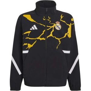 adidas JZ9149 REAL MADRID ANTH JKT Y Colour: Black, Size: 7-8 years adidas JZ9149 REAL MADRID ANTH JKT Y Colour: Black, Size: 7-8 years