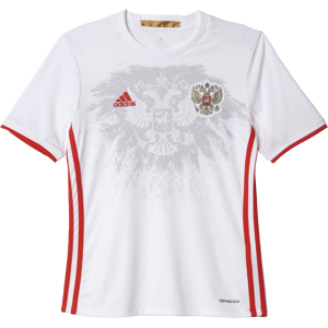 adidas Russia Away Junior Short Sleeve Jersey Colour: White/Red, Size: 7-8 years adidas Russia Away Junior Short Sleeve Jersey Colour: White/Red, Size: 7-8 years