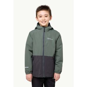 Jack Wolfskin Kids Snowy Days Jacket - Green - Rainproof Winter Coat Jack Wolfskin Kids Snowy Days Jacket - Green - Rainproof Winter Coat