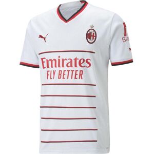 Puma AC Milan Away Junior Short Sleeve Jersey 2022/2023 Colour: White/Red, Size: 7-8 years Puma AC Milan Away Junior Short Sleeve Jersey 2022/2023 Colour: White/Red, Size: 7-8 years