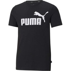 Puma Essentials Logo Boys T-Shirt Colour: Black, Size: 7-8 years Puma Essentials Logo Boys T-Shirt Colour: Black, Size: 7-8 years