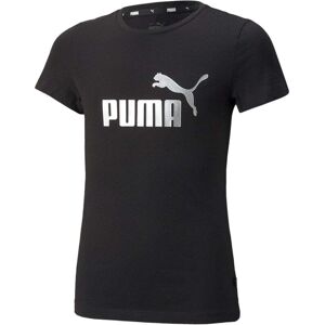 Puma Girls Essentials+ Logo T-Shirt Colour: Black, Size: 11-12 years Puma Girls Essentials+ Logo T-Shirt Colour: Black, Size: 11-12 years