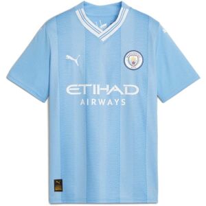 Puma Manchester City Home Junior Short Sleeve Jersey 2023/2024 Size: 9-10 years, Colour: Blue Puma Manchester City Home Junior Short Sleeve Jersey 2023/2024 Size: 9-10 years, Colour: Blue