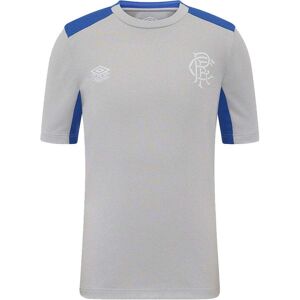 Umbro Rangers Pro Training Junior Short Sleeve Jersey 2025/2026 Size: Youth Large, Colour: Light Grey Umbro Rangers Pro Training Junior Short Sleeve Jersey 2025/2026 Size: Youth Large, Colour: Light Grey