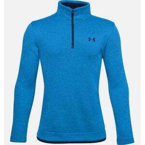 Under Armour Men's UA SweaterFleece 1/2 Zip Colour: Blue, Size: Youth Small 130-140CM Under Armour Men's UA SweaterFleece 1/2 Zip Colour: Blue, Size: Youth Small 130-140CM