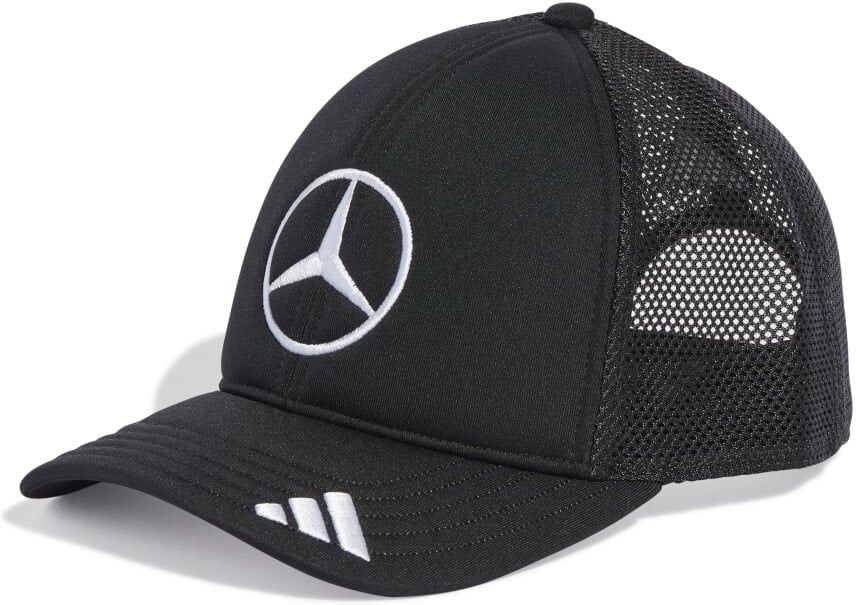 adidas Mercedes AMG Petronas Formula One Team Snapback Star Trucker Cap Colour: Black, Size: Adult