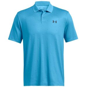 Under Armour Mens Matchplay Printed Polo Colour: Blue, Size: XXL Under Armour Mens Matchplay Printed Polo Colour: Blue, Size: XXL
