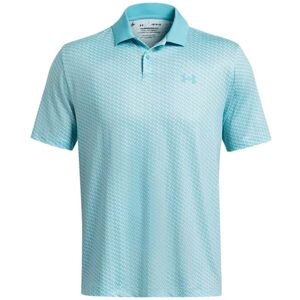 Under Armour Mens Matchplay Printed Polo Colour: Blue, Size: XXL Under Armour Mens Matchplay Printed Polo Colour: Blue, Size: XXL