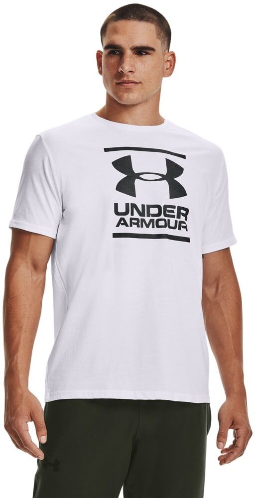 Under Armour Mens GL Foundation Short Sleeve T-Shirt Colour: White, Size: Large