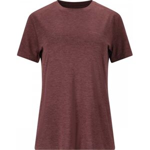Endurance Womens Alvaly Melange T-Shirt Size: 42, Colour: Maroon Endurance Womens Alvaly Melange T-Shirt Size: 42, Colour: Maroon