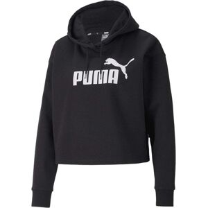 Puma Essentials Cropped Logo Womens Hoodie Colour: Black, Size: Extra Large Puma Essentials Cropped Logo Womens Hoodie Colour: Black, Size: Extra Large