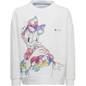 adidas Disney Daisy Duck Girls Crew Sweatshirt Colour: White, Size: 5-6 years