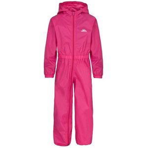 Trespass Drip Drop Childrens Rain Suit Size: 3-4 years, Colour: Pink