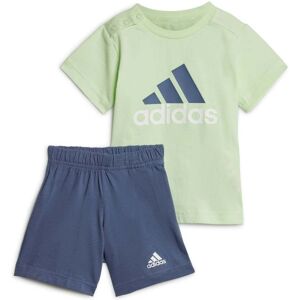 adidas Infant Essentials Organic Cotton Tee and Shorts Set Colour: Green, Size: 18-24 months adidas Infant Essentials Organic Cotton Tee and Shorts Set Colour: Green, Size: 18-24 months