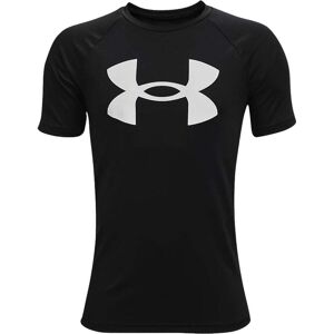 Under Armour Boys Tech Big Logo Short Sleeve T-Shirt Colour: Black, Size: Youth Medium 140-150CM Under Armour Boys Tech Big Logo Short Sleeve T-Shirt Colour: Black, Size: Youth Medium 140-150CM