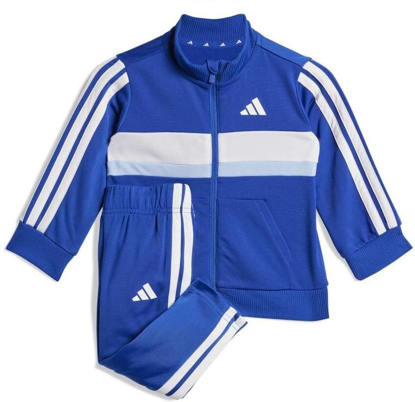 adidas Infant Seasonal Essentials Tiberio 3-Stripes Tricot Track Suit Colour: Royal, Size: 2-3 years