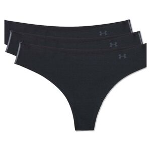 Under Armour Womens Pure Stretch Thong 3-Pack Size: Medium, Colour: Black