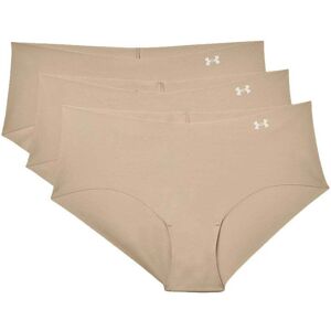 Under Armour Womens Pure Stretch Hipster 3-Pack Colour: Beige, Size: Extra Small Under Armour Womens Pure Stretch Hipster 3-Pack Colour: Beige, Size: Extra Small