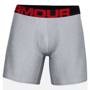 Under Armour Mens Tech 15cm Boxerjock  2-Pack Size: Small, Colour: Grey