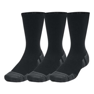 Under Armour Performance Tech 3-Pack Crew Socks Size: 7.5-12 (L), Colour: Black