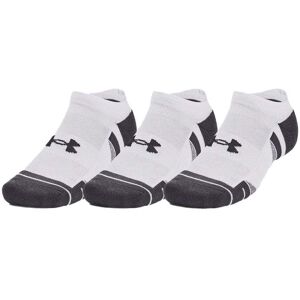 Under Armour Performance Tech 3-Pack No Show Socks Size: 7.5-12 (L), Colour: White