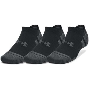 Under Armour Unisex Performance Tech 3-Pack No Show Socks Size: 12-15 (XL), Colour: Black