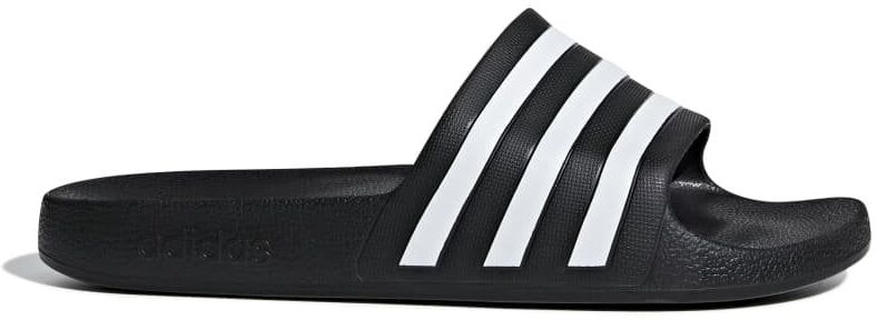 adidas Adult Unisex Adilette Aqua Slides Colour: Black, Size: 7 UK