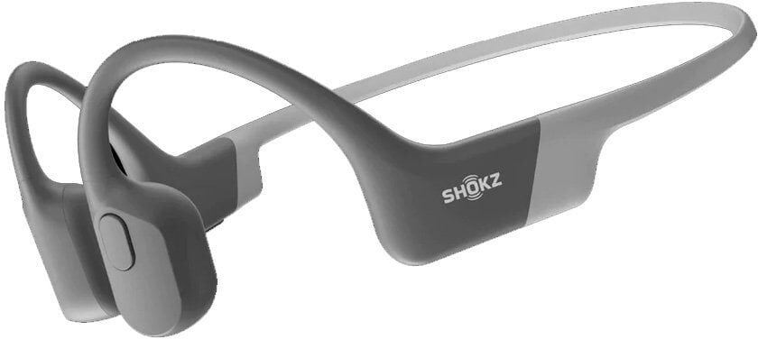 Shokz Open Run Bone Conduction Open-Ear Endurance Headphones Size: One Size, Colour: Grey
