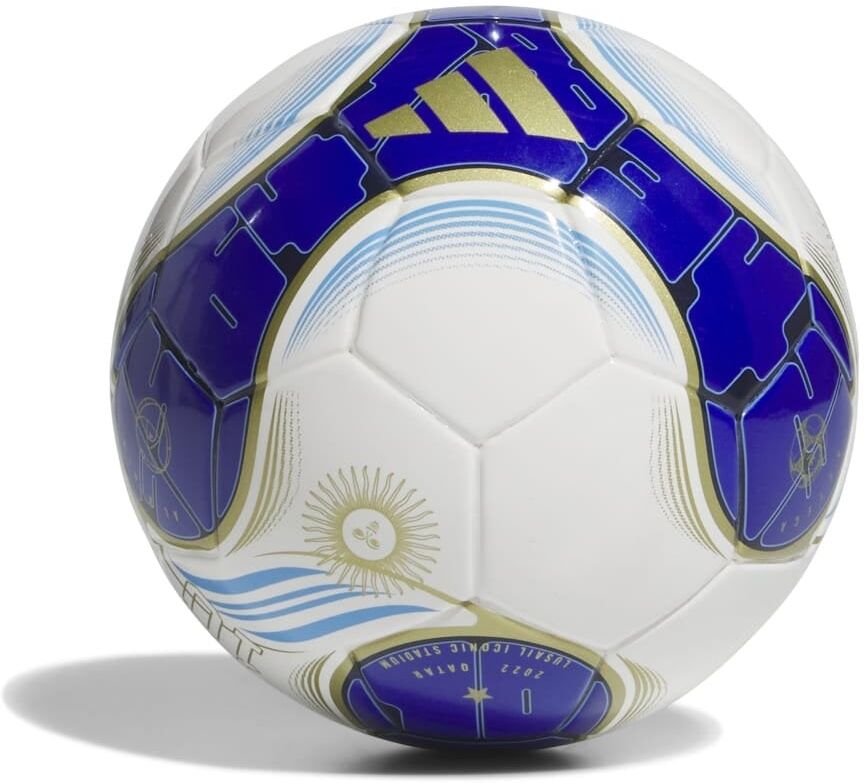 adidas Messi Mini Ball Colour: White, Size: 1 UK