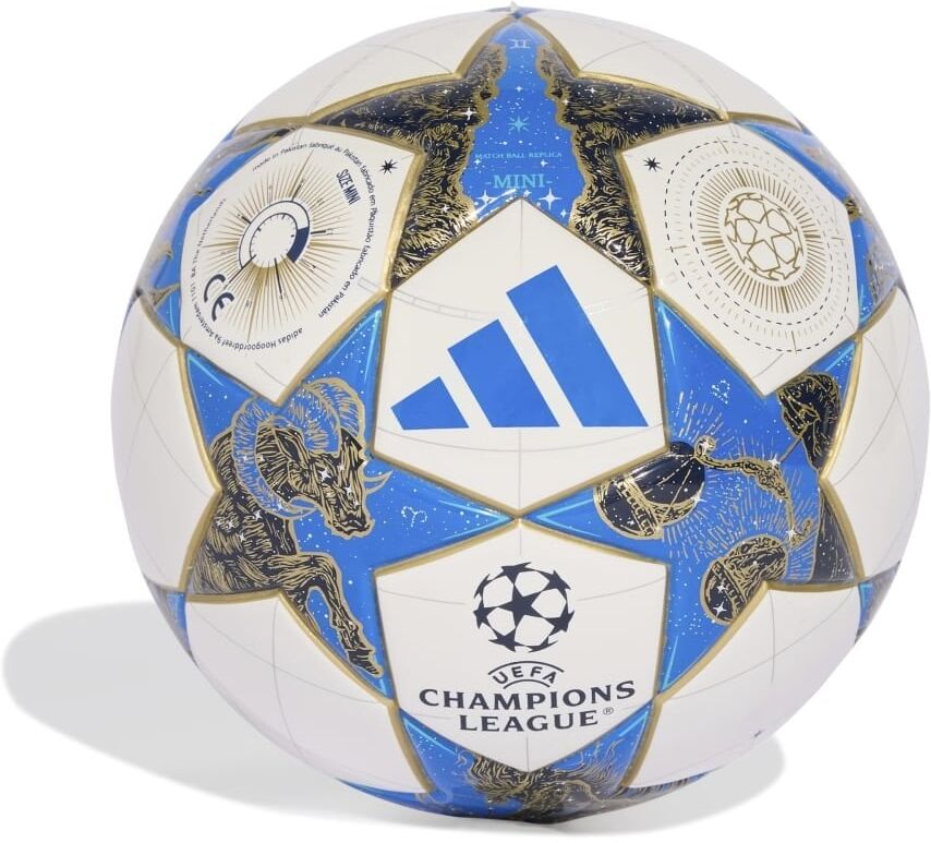 adidas UCL 25/26 League Stage Mini Ball Colour: White, Size: 1 UK