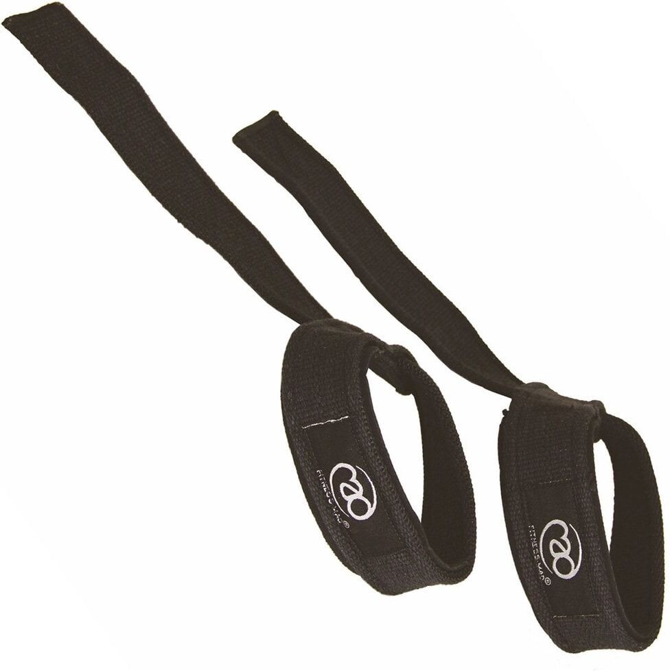Yoga Mad Padded Lifting Straps Colour: Black, Size: One Size