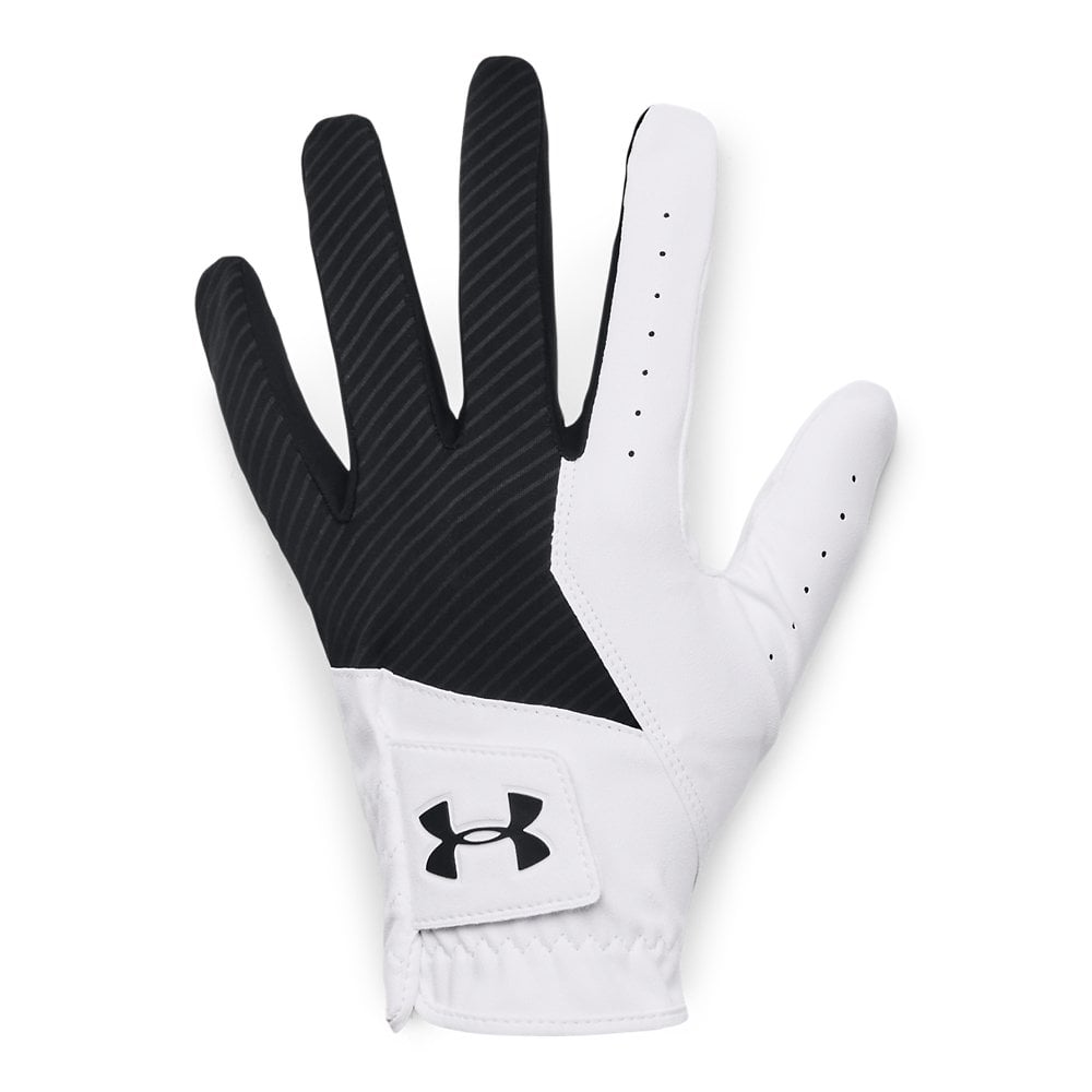 Under Armour Mens Medal Golf Glove Colour: Black, Size: Medium-Large