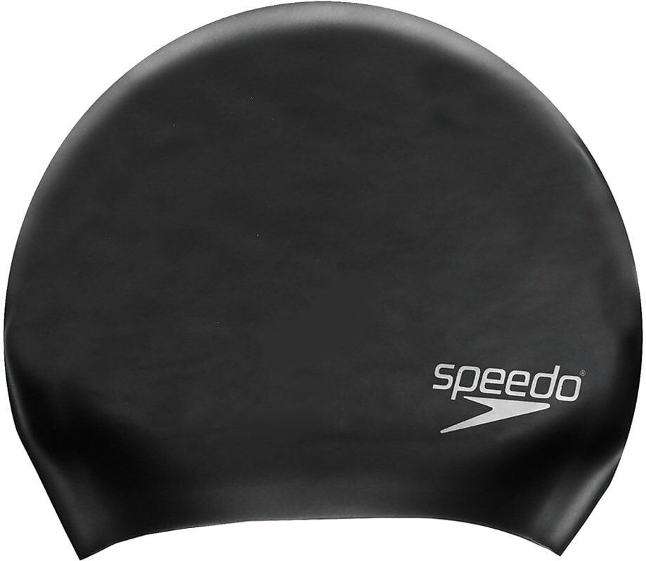 Speedo Long Hair Swim Cap Black Colour: Black, Size: Adult