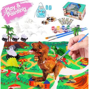 Felly Dinosaur Toys for Boys, Dinosaur Painting Kit for kids, Safe and non-toxic watercolor paint, washable Science Arts and Crafts Sets for Boys Girls Children Toddlers 3 4 5 6 7 Year Old - Brand New