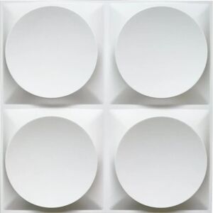 Art3d White Wall Panels Modern 3D Wall Decor, Moon Surface Design, 12 Tiles 3 Square Meter - Brand New