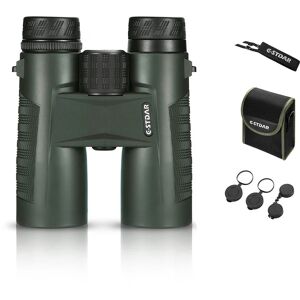 C-STDAR Binoculars for Adults, High Power 10x42 Binoculars with BAK4 Prism, FMC Lens, Waterproof &Low Light Night Vision for Bird Watching, Travel, Hunting, Concerts & Football - Brand New